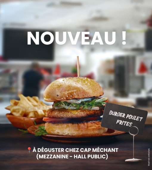 Nouveauté Burger - Cap Méchant